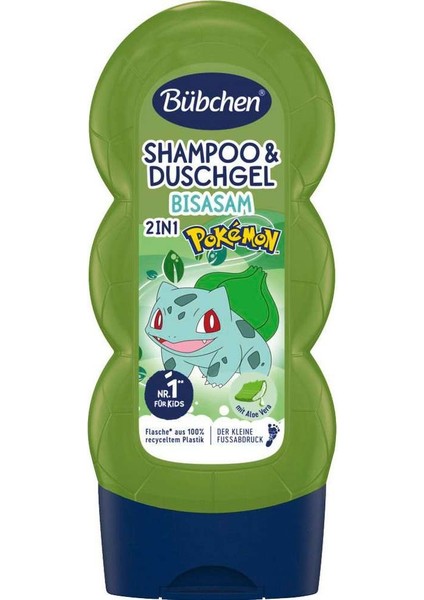Çocuk Şampuan&duş Jeli 2 In 1 Pokemon Bulbasaur 230 ml
