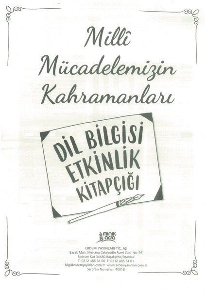 Milli Mücadelemizin Kahramanları 10 Kitap Ahşap Tangram Hediyeli modelleri