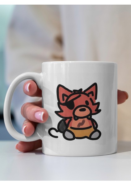 Kupa Bardak - Fnaf Foxy Desenli Kupa Bardak - Hediyelik Kupa Bardak
