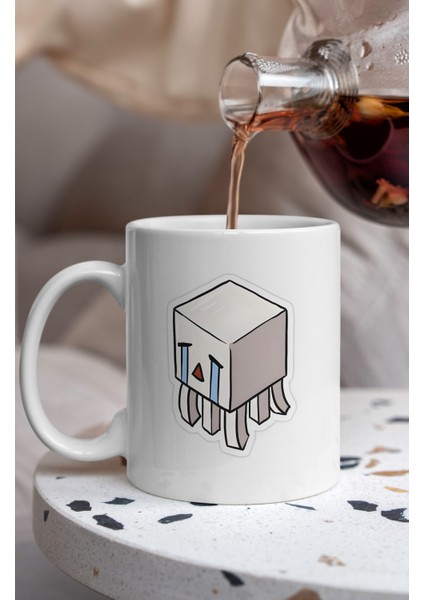 Kupa Bardak - Minecraft Ghast Desenli Kupa Bardak - Hediyelik Kupa Bardak fiyatları
