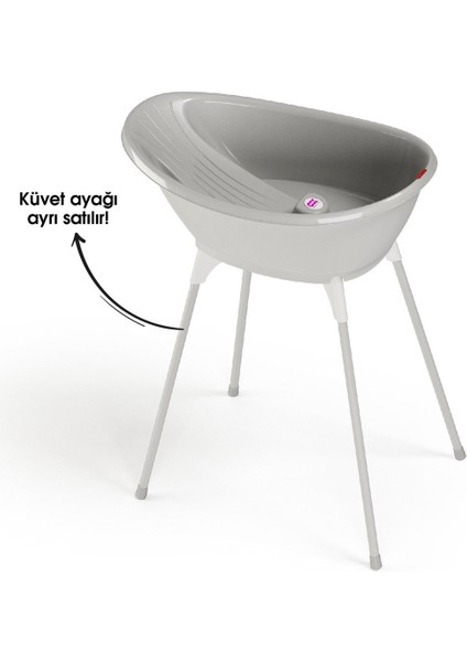 Okbaby Bella Çift Yönlü Banyo Küveti 0-12 Ay / Gri fırsatları