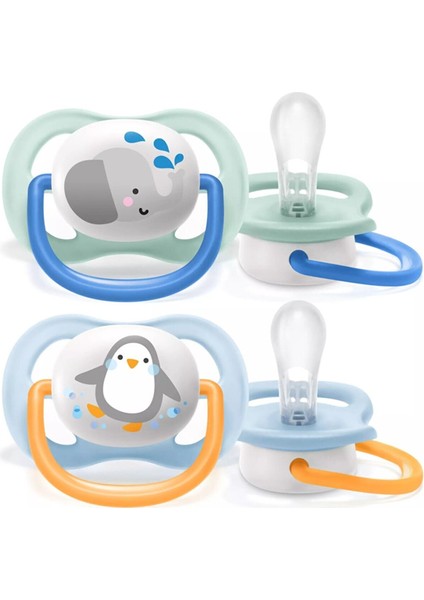 Philips Avent Ultra Air Animals 2li Emzik 0-6 Ay - Erkek indirimleri