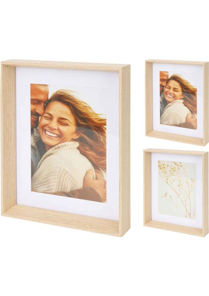 Bej Çerçeve Mdf Fotoğraf Çerçevesi 20X25CM