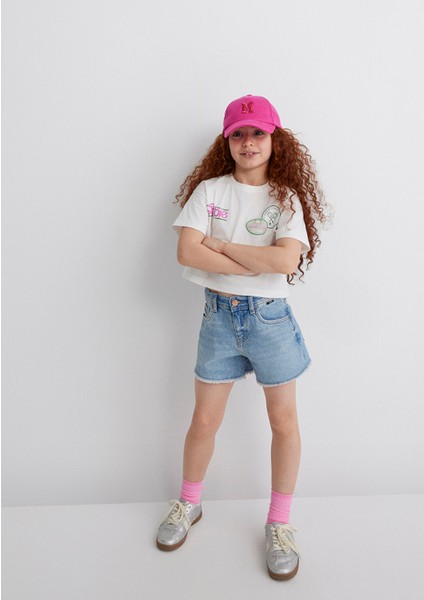 Barbie Baskılı Ekru Tişört 7610313-70057