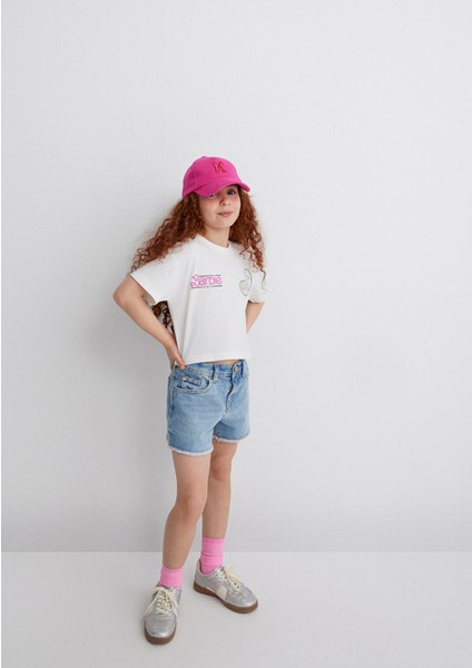 Barbie Baskılı Ekru Tişört 7610313-70057 modelleri