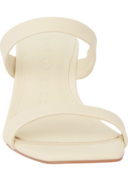 Kırık Beyaz Kadın Topuklu Sandalet KP3472 modelleri