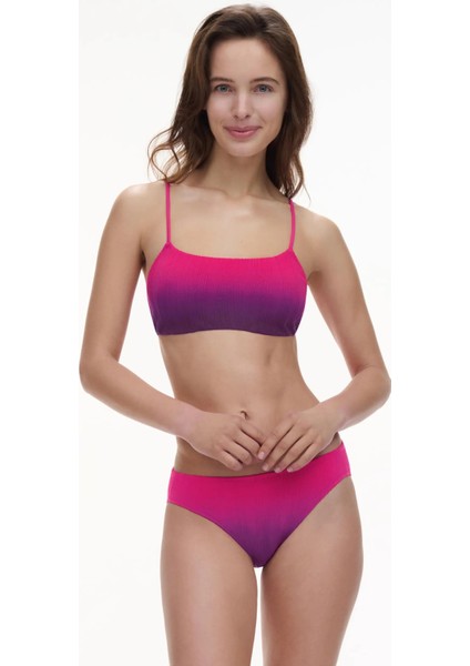Pembe - Mor Kadın Bikini Alt C12VA0 Chantelle Pulp