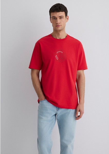 Istanbul Baskılı Kırmızı Tişört 0612996-70471 modelleri
