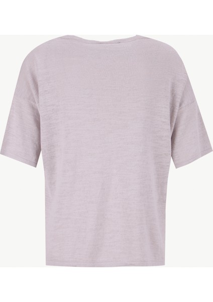 Bisiklet Yaka Gri Kadın T-Shirt 105GM106H fiyatları