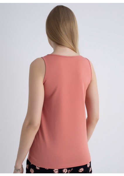 Yuvarlak Yaka Pembe Kadın Büstiyer 403SIX-1118-076 fırsatları