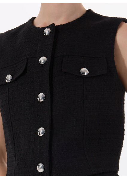 Siyah Kadın Yelek 50537604 fırsatları