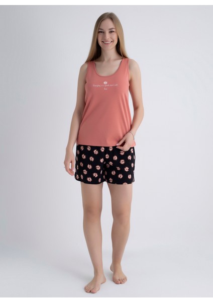 Siyah Kadın Pijama Şort 403SIX-1117-075