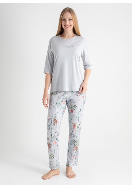 Gri Kadın Pijama Alt 403SIX-1116-048 fiyatları