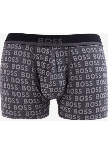 Koyu Gri Erkek Boxer Trunk 365 Print