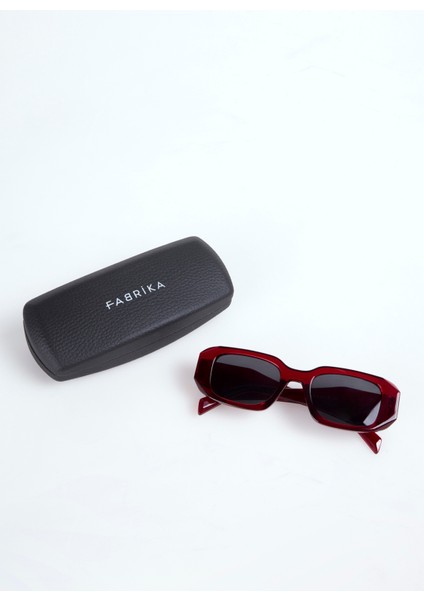 Bordo Unisex Güneş Gözlüğü Luni