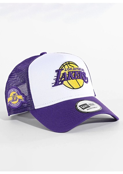 60667463 Nba Sıde Patch Trucker Los Mor Şapka