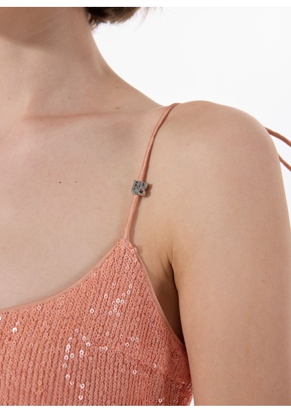 U Yaka Düz Turuncu Kısa Kadın Elbise 50537027 indirimleri