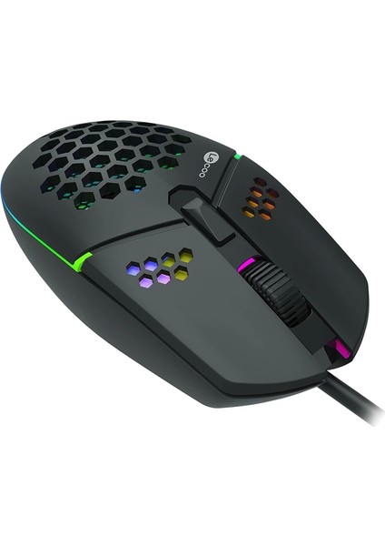 Lecoo MS105 3200 Dpı 6 Tuşlu Kablolu Rgb LED Aydınlatmalı Gamıng Mouse