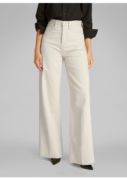 Yüksek Bel Normal Paça Standart Indigo Kadın Denim Pantolon K20K2084201AJ fiyatları