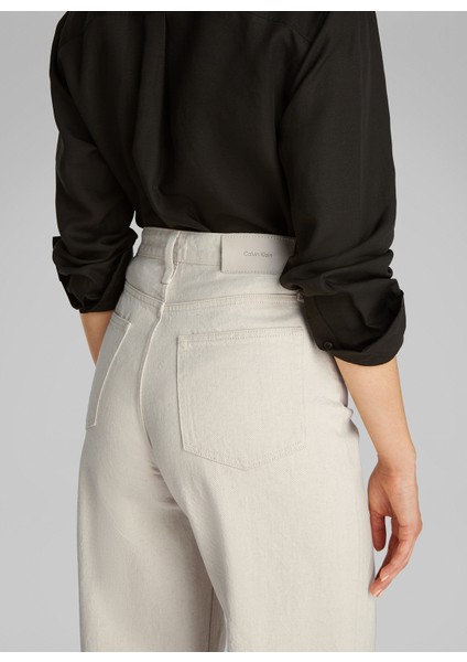 Yüksek Bel Normal Paça Standart Indigo Kadın Denim Pantolon K20K2084201AJ modelleri