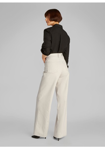 Yüksek Bel Normal Paça Standart Indigo Kadın Denim Pantolon K20K2084201AJ fırsatları