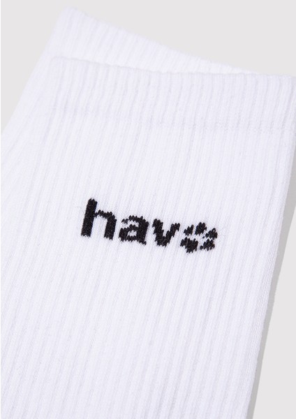 Hav Baskılı Beyaz Soket Çorap 0912075-620 fiyatları