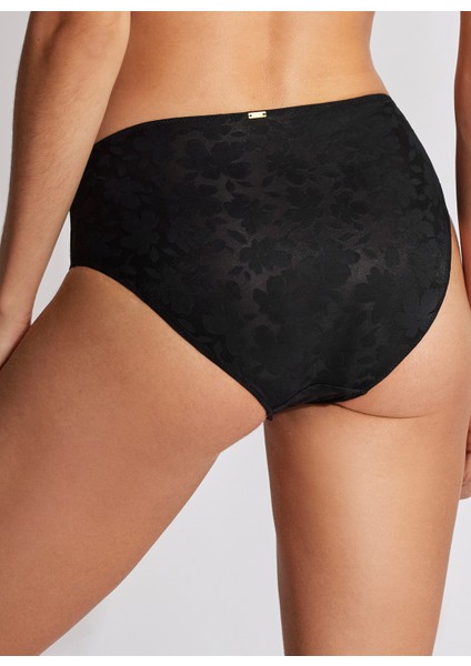 Siyah Kadın Bikini Külot 61003 Selmark