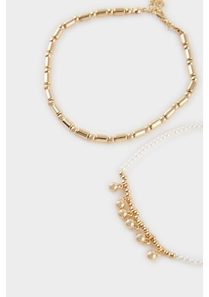 Kadın 4'lü Gold Halhal F3983AXNS fiyatları