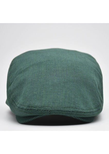 Erkek Kasket Keten Yazlık Flat Cap Şapka