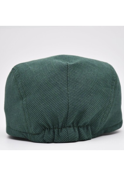 Erkek Kasket Keten Yazlık Flat Cap Şapka
