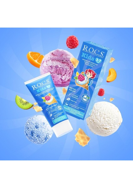 Rocs Kids Meyve Külahı Florürsüz Diş Macunu 45 ml fiyatları