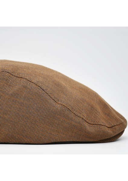 Erkek Kasket Keten Yazlık Flat Cap Şapka
