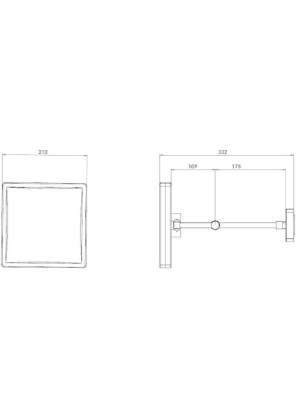 Bocchi Makyaj Aynası, Işıklı, Duvardan, Kare Formlu 50300003 fiyatları