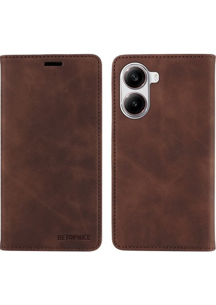 Xiaomi Poco X7 Pro 5g Standlı Cüzdan Deri Telefon Kılıfı (Yurt Dışından)
