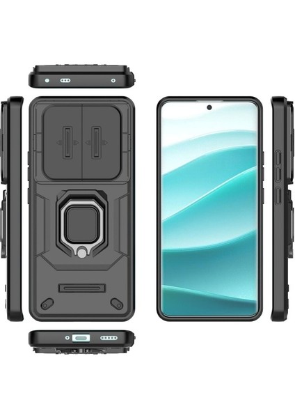 Xiaomi Redmi Note 14 Pro 5g Kılıf, [tam Kamera Koruması] [360° Dönebilen Destek Halkası] Askeri Sınıf Sert Koruyucu Telefon Kılıfı Kapağı (Yurt Dışından) fırsatları