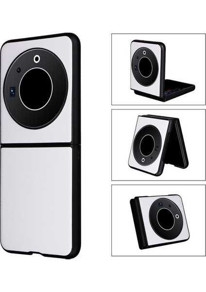 Tecno Phantom V Flip Siyah Için Pu Deri Pc Telefon Kılıfı (Yurt Dışından)