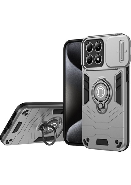 Xiaomi 14T Pro Kılıf Pc+Tpu Telefon Kapağı-Gri (Yurt Dışından) fiyatları