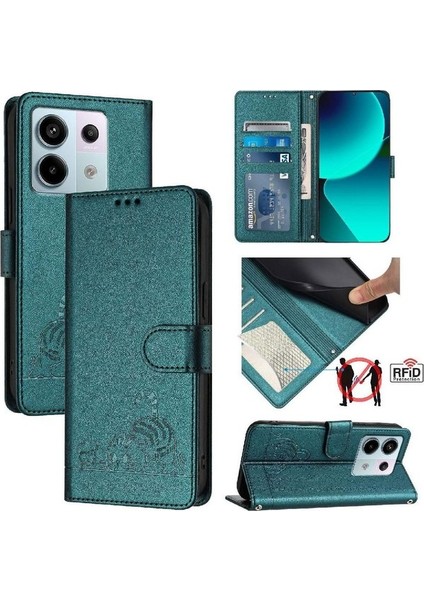 Xiaomi Redmi Için Not 13 Pro 5g Cüzdan Kapak Çevirin Kart Yuvası Tutucu (Yurt Dışından)