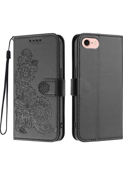 iPhone 16E Fermuarlı Cüzdan Eşkenar Dörtgen Pu Deri Çapraz Askılı Telefon Çantası (Yurt Dışından)