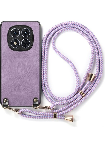 Xiaomi Redmi Note 14 Pro Plus 5g Retro Doku Deri Kaplamalı Pc + Tpu Telefon Kapağı Asma Halatlı (Yurt Dışından) modelleri