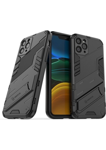 iPhone 11 Pro Için Standlı Ince Sert Pc Tpu Düşme Önleyici Koruyucu Kılıf (Yurt Dışından)