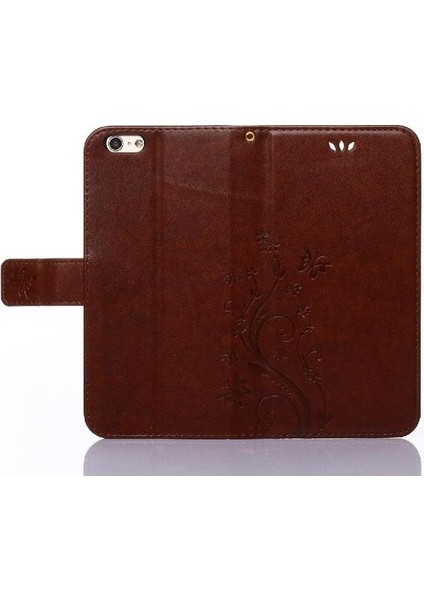 IPhone 6 Için Filp Durumda Artı Pu Deri Kart Tutucu Stand Manyetik (Yurt Dışından)