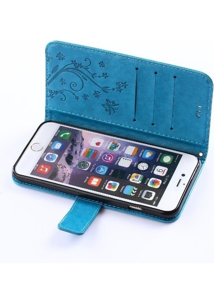 IPhone 6 Için Filp Durumda Artı Pu Deri Kart Tutucu Stand Manyetik (Yurt Dışından)