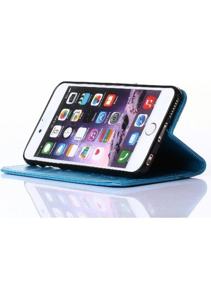 IPhone 6 Için Filp Durumda Artı Pu Deri Kart Tutucu Stand Manyetik (Yurt Dışından)