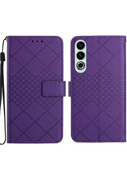 El Kayışı Manyetik Kapak Kart Yuvası ile Oneplus Nord Ce4 Için Flip Case Pu (Yurt Dışından)