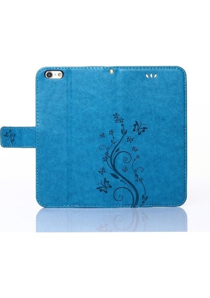 IPhone 6 Için Filp Durumda Artı Pu Deri Kart Tutucu Stand Manyetik (Yurt Dışından)
