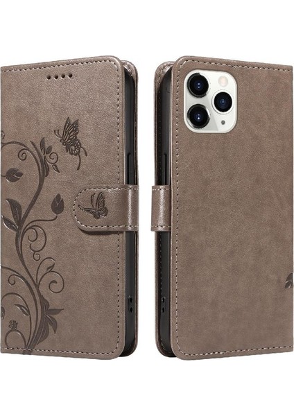IPhone 11 Pro Max Cüzdan Telefon Kılıfı ve El ile Kart Yuvası (Yurt Dışından)