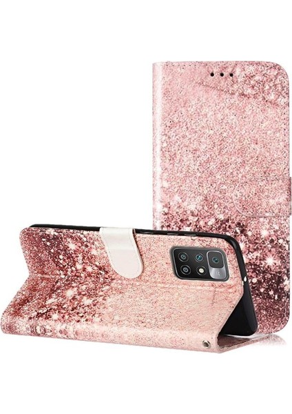 Redmi Için Flip Case 10 4g 2022 Pu Deri Cüzdan Kart Yuvaları Tutucu (Yurt Dışından)