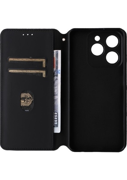 Realme C61 4g Cüzdan Manyetik Kapatma Için Flip Case 3D Desen Kart Yuvaları (Yurt Dışından)