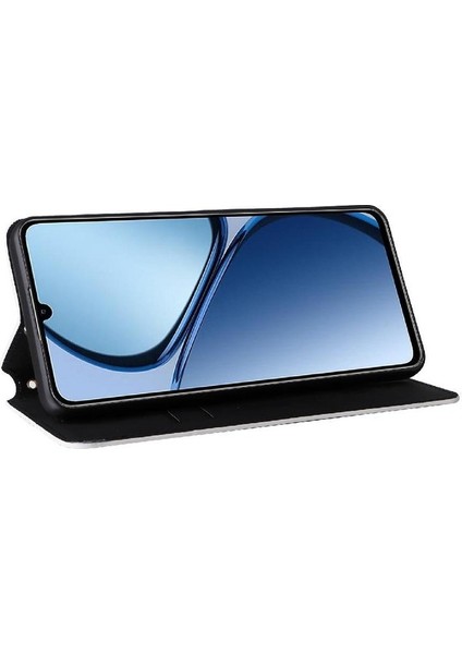 Realme C61 4g Cüzdan Manyetik Kapatma Için Flip Case 3D Desen Kart Yuvaları (Yurt Dışından)